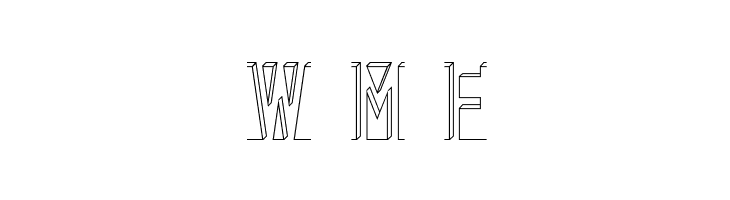 Bad Eyes Wireframe Regular  Free Fonts Download