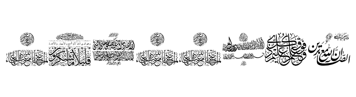 Aayat Quraan_032  Free Fonts Download