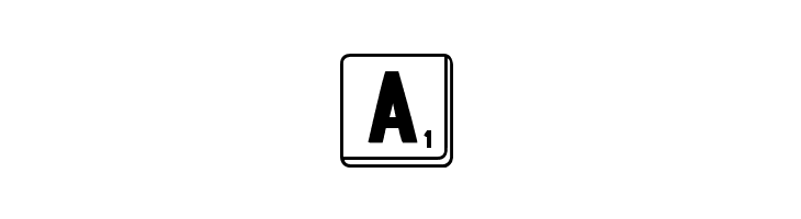 DJB Letter Game Tiles  Free Fonts Download