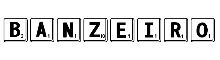 DJB Letter Game Tiles  Free Fonts Download