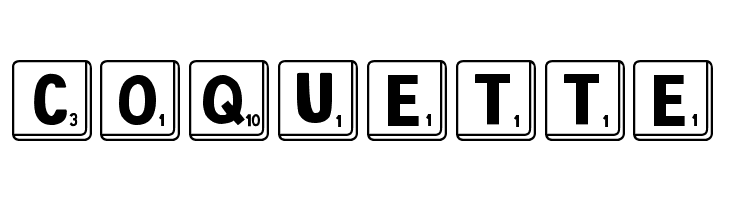 DJB Letter Game Tiles  Free Fonts Download