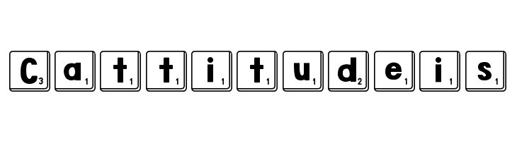 DJB Letter Game Tiles  Free Fonts Download