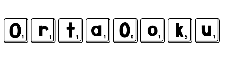 DJB Letter Game Tiles  Free Fonts Download