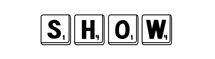 DJB Letter Game Tiles  Free Fonts Download