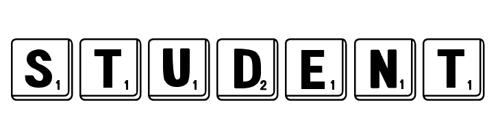 DJB Letter Game Tiles  Free Fonts Download