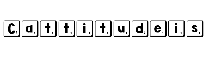 DJB Letter Game Tiles 2  Free Fonts Download