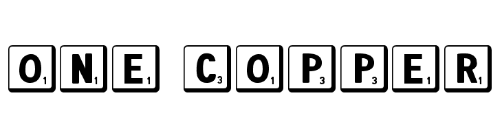 DJB Letter Game Tiles 2  Free Fonts Download