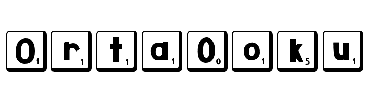 DJB Letter Game Tiles 2  Free Fonts Download