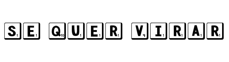 DJB Letter Game Tiles 2  Free Fonts Download