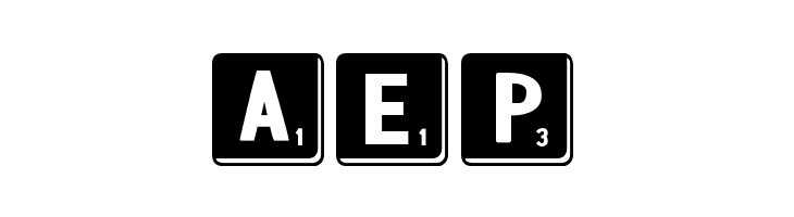 DJB Letter Game Tiles 3  Free Fonts Download