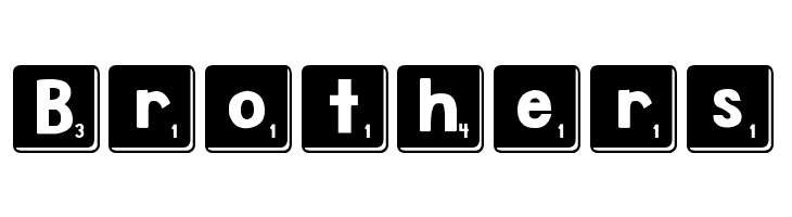 DJB Letter Game Tiles 3  Free Fonts Download