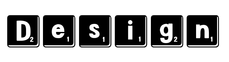 DJB Letter Game Tiles 3  Free Fonts Download