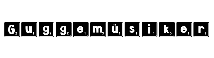 DJB Letter Game Tiles 3  Free Fonts Download