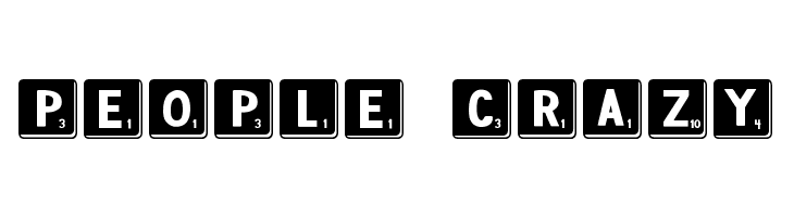 DJB Letter Game Tiles 3  Free Fonts Download