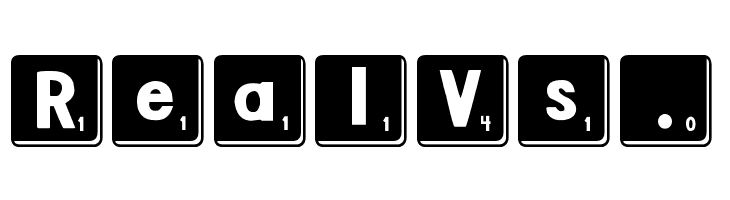 DJB Letter Game Tiles 3  Free Fonts Download