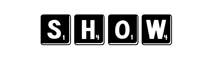 DJB Letter Game Tiles 3  Free Fonts Download