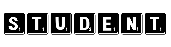 DJB Letter Game Tiles 3  Free Fonts Download