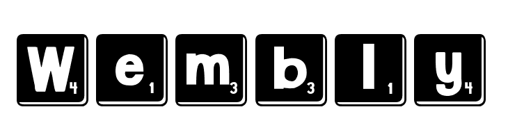 DJB Letter Game Tiles 3  Free Fonts Download