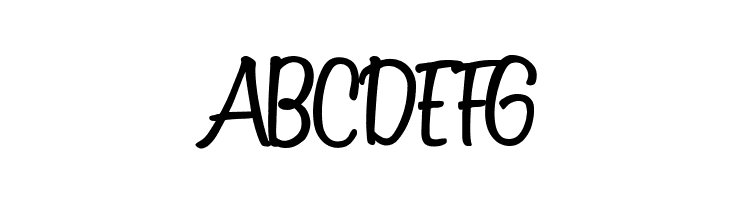 ABCDEFG Variane Script Font