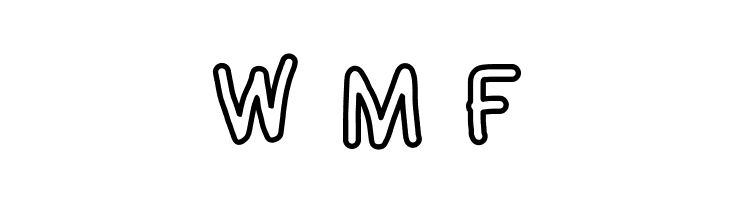 AppleStorm Extra Bold Outline  Free Fonts Download