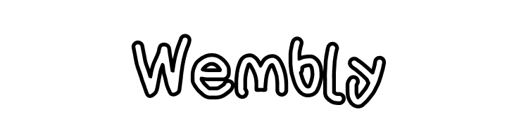 AppleStorm Extra Bold Outline  Free Fonts Download