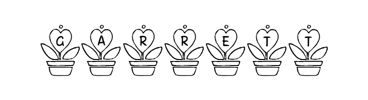 FL Love Plant  Free Fonts Download