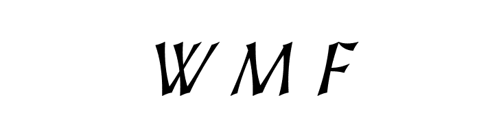 Medieval Sharp Oblique  Free Fonts Download