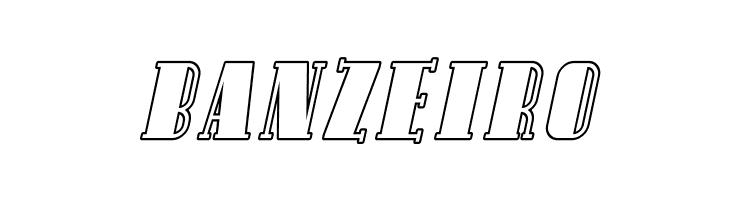 Avondale SC Outline Italic  Free Fonts Download