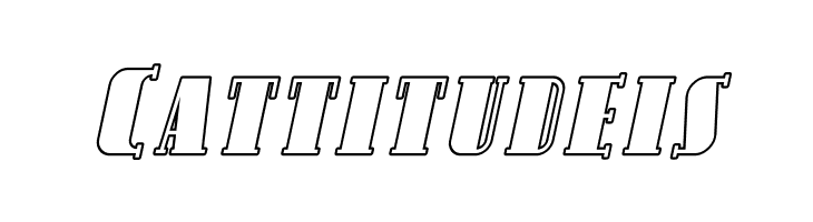 Avondale SC Outline Italic  Free Fonts Download