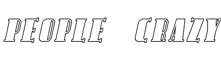 Avondale SC Outline Italic  Free Fonts Download
