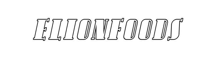 Avondale SC Outline Italic  Free Fonts Download