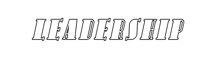 Avondale SC Outline Italic  Free Fonts Download