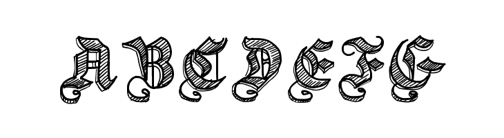 Sketch Gothic School  Free Fonts Download