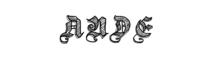 Sketch Gothic School  Free Fonts Download