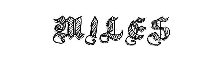 Sketch Gothic School  Free Fonts Download