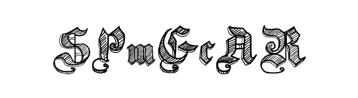 Sketch Gothic School  Free Fonts Download