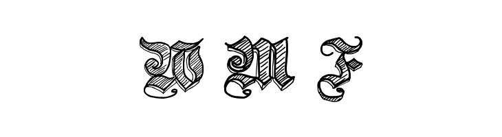 Sketch Gothic School  Free Fonts Download