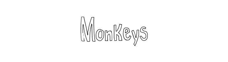 True 2D Outline  Free Fonts Download