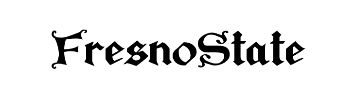 FresnoState Press Gutenberg Font