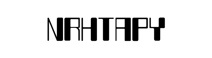 NRHTAPY Chain_Reaction Font