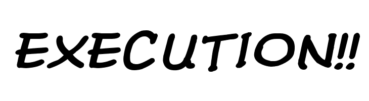 Comic Gibi Bold Italic  Free Fonts Download