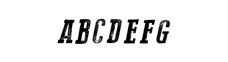 Go 2 Old Western Italic  Free Fonts Download