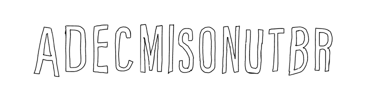 Cartoon East Outline  Free Fonts Download