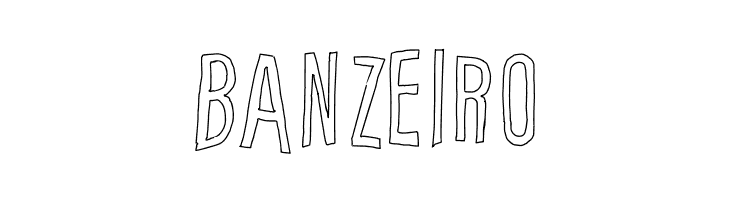 Cartoon East Outline  Free Fonts Download