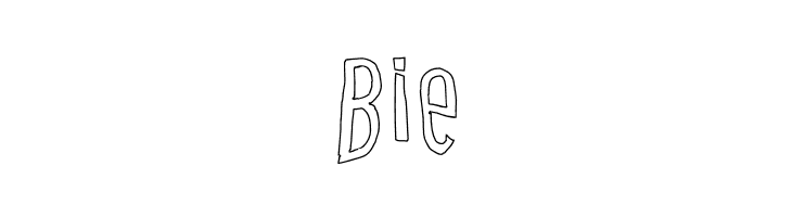 Cartoon East Outline  Free Fonts Download