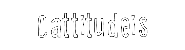 Cartoon East Outline  Free Fonts Download