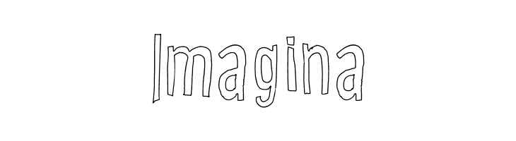 Cartoon East Outline  Free Fonts Download