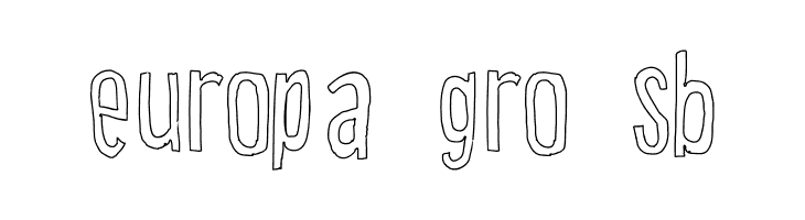 Cartoon East Outline  Free Fonts Download