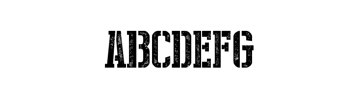 Stencil Style New  Free Fonts Download