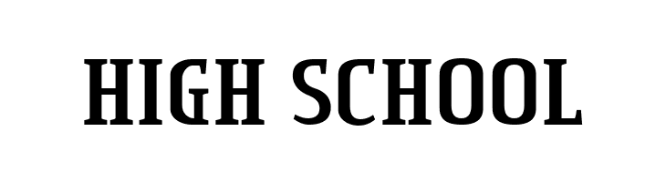 HIGH%2BSCHOOL Credit Valley Bold Font